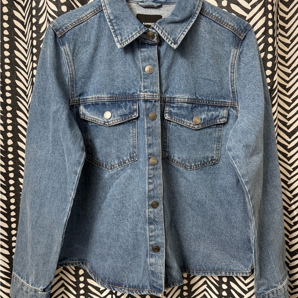 Express Jackets & Blazers - Express Classic Blue Denim Jacket